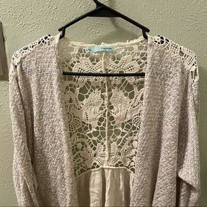 Maurice’s crocheted cardigan shrug in XL
